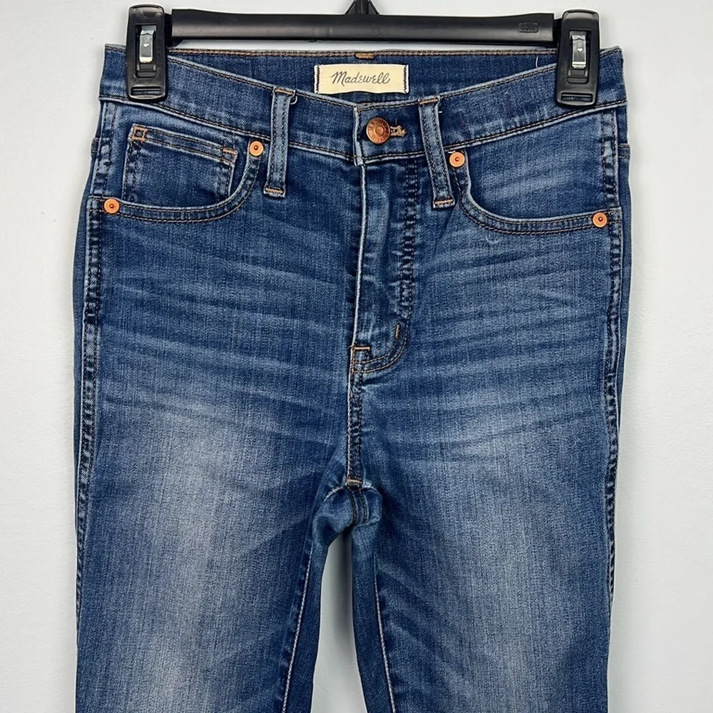 Madewell 10” high rise skinny jeans size 25